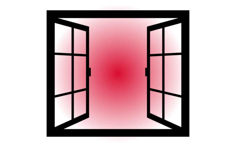 Fenster wird geöffnet