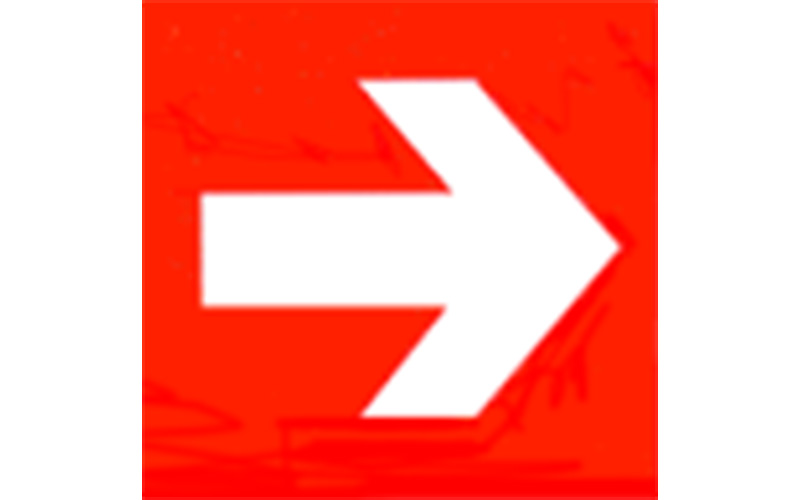 Richtung zum nächsten Feuerlöscher