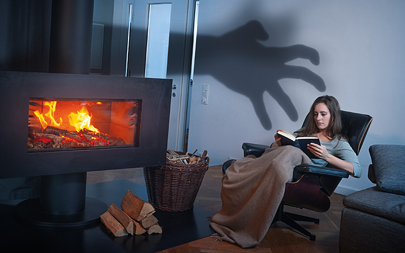 Kamine sind eine potenzielle Kohlenstoffmonoxid Gefahrenquelle