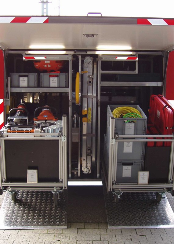 Geräteraum Rückwärtig