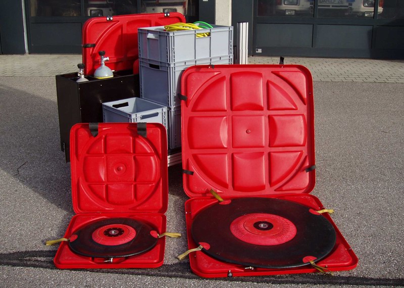 Rollcontainer Hebekissen