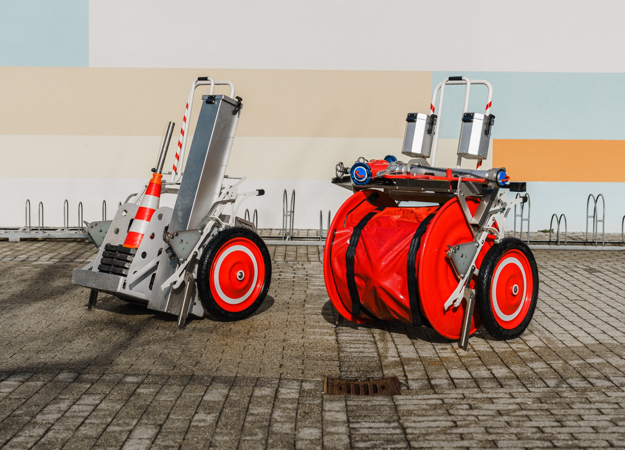 Haspeln am Fahrzeugheck