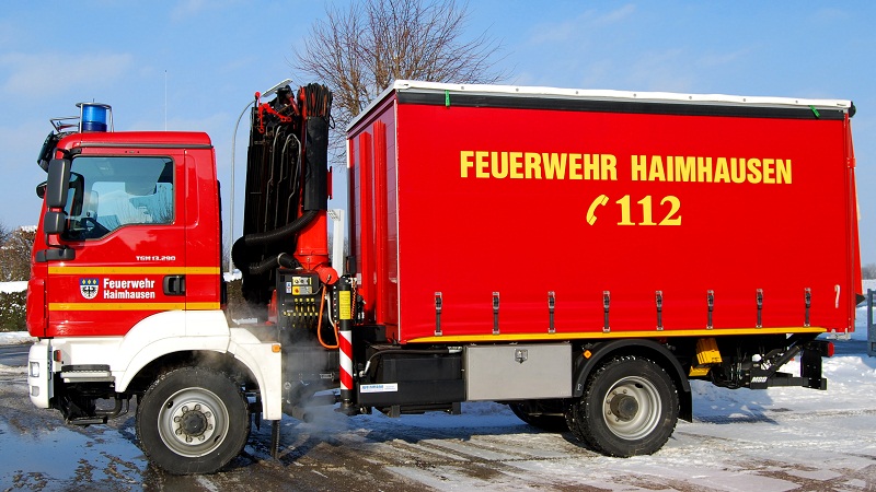 Versorgungs - LKW mit Kran FF Haimhausen