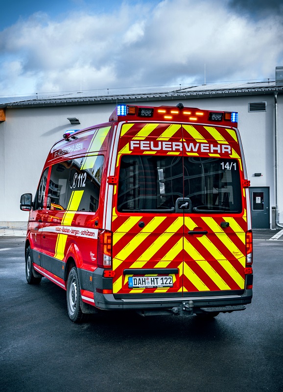 Heckansicht Fahrerseite