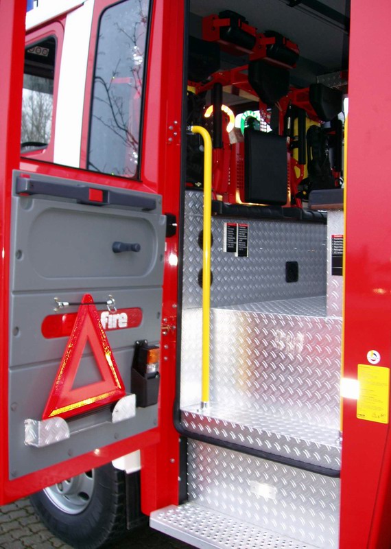 Einstieg in den Mannschaftsraum