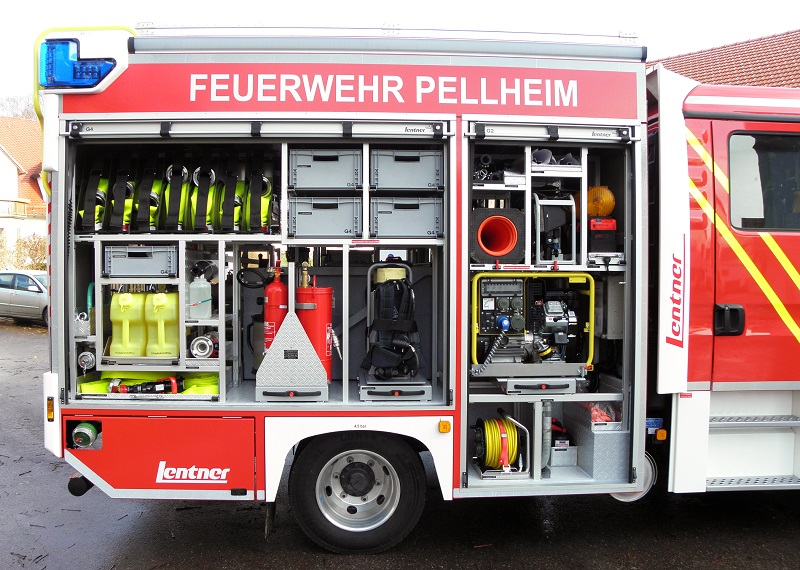 Geräteräume Beifahrerseite