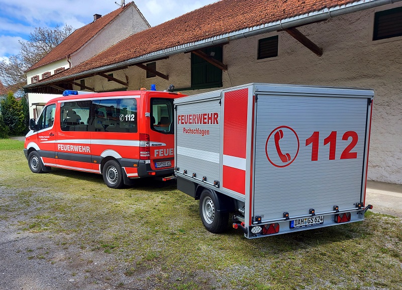 TSA mit Zugfahrzeug der FF Puchschlagen