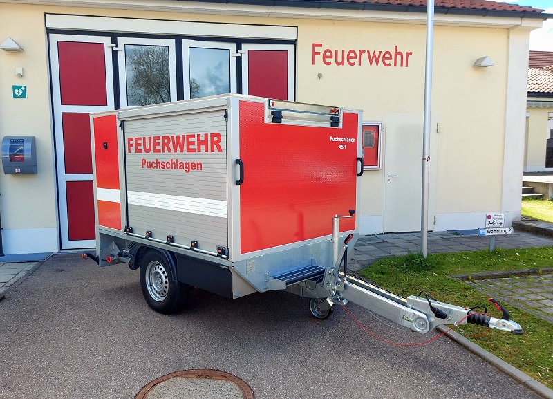 Tragkraftspritzenanhänger Feuerwehr Puchschlagen