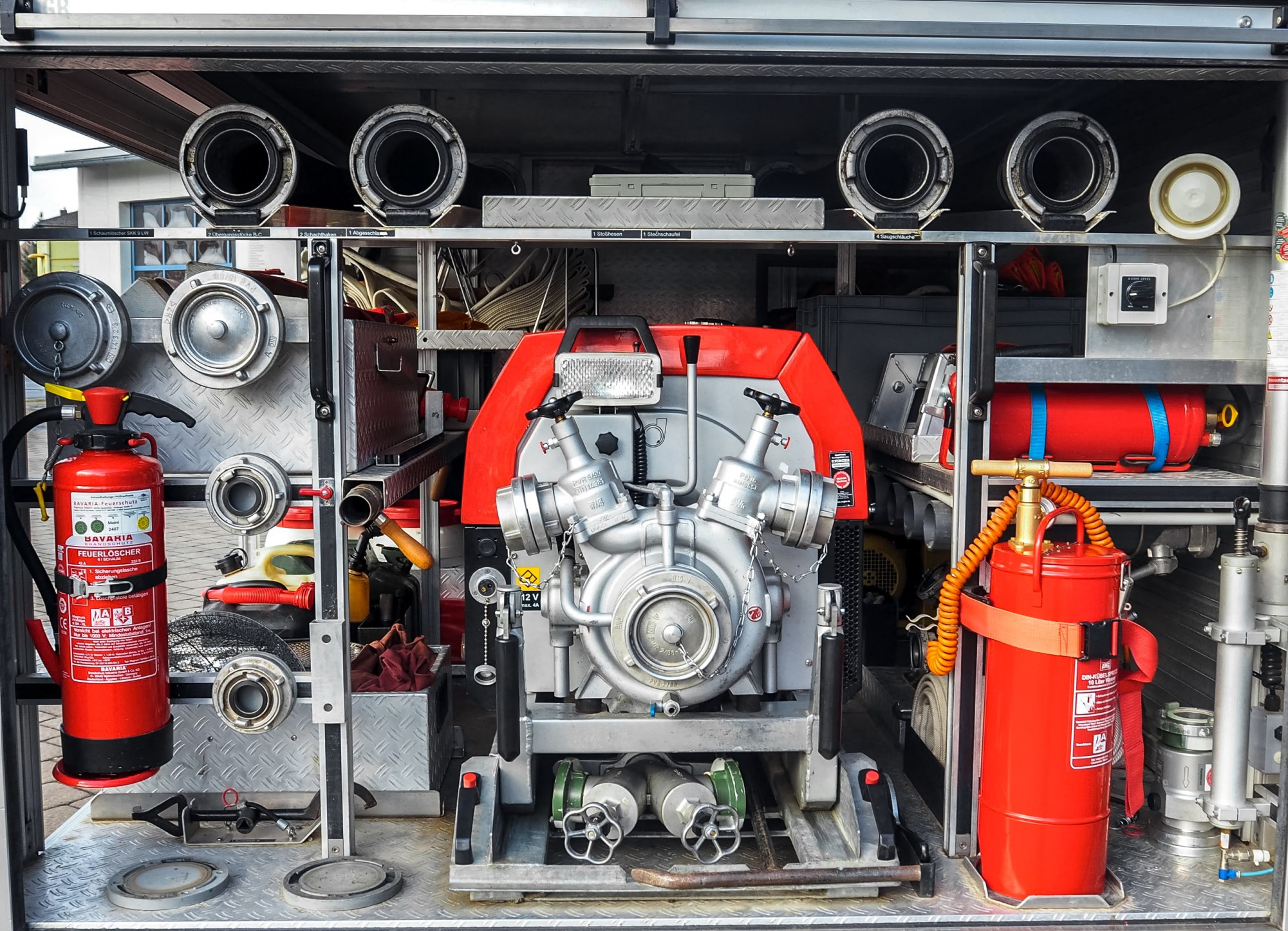 Geräteraum Rückwärtig