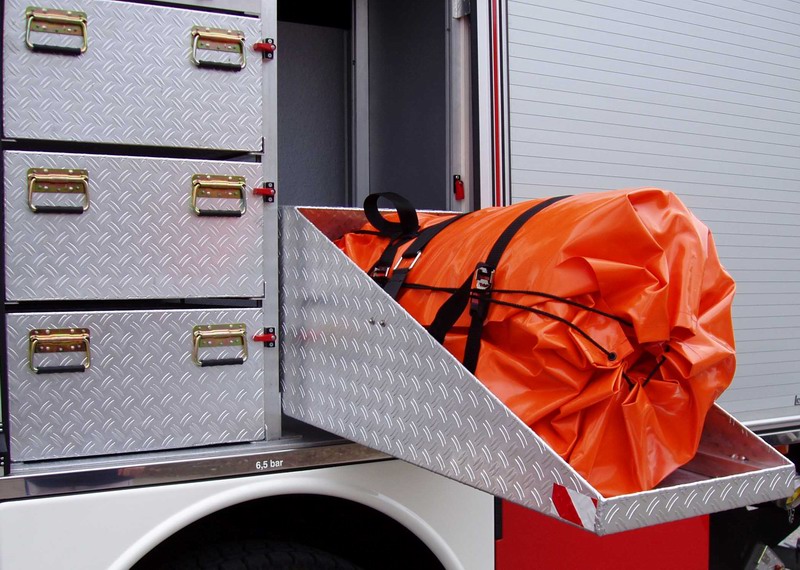 Sprungpolster in Geräteraum 3