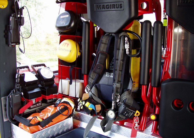 PA-Platz im Mannschaftsraum