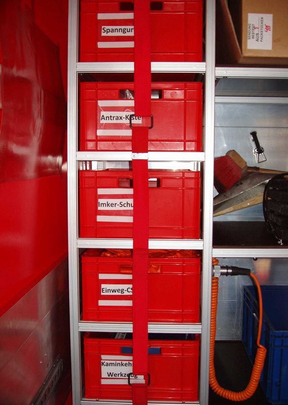  Kisten mit Ausrüstung