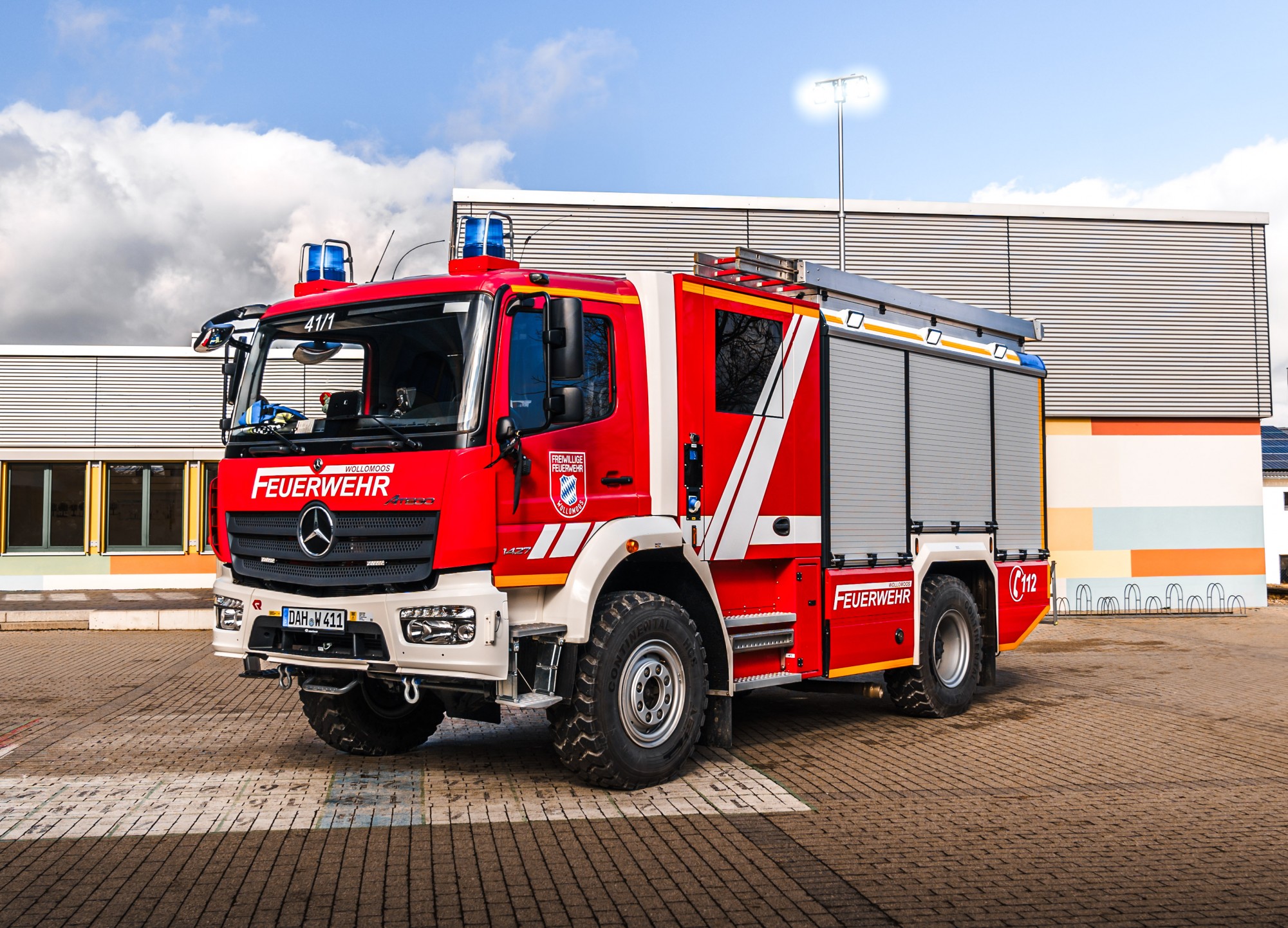 Florian Wollomoos 41/1 mit Lichtmast