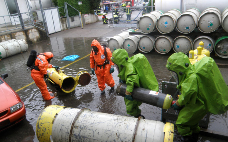 Gefahrgutzug des Landkreises