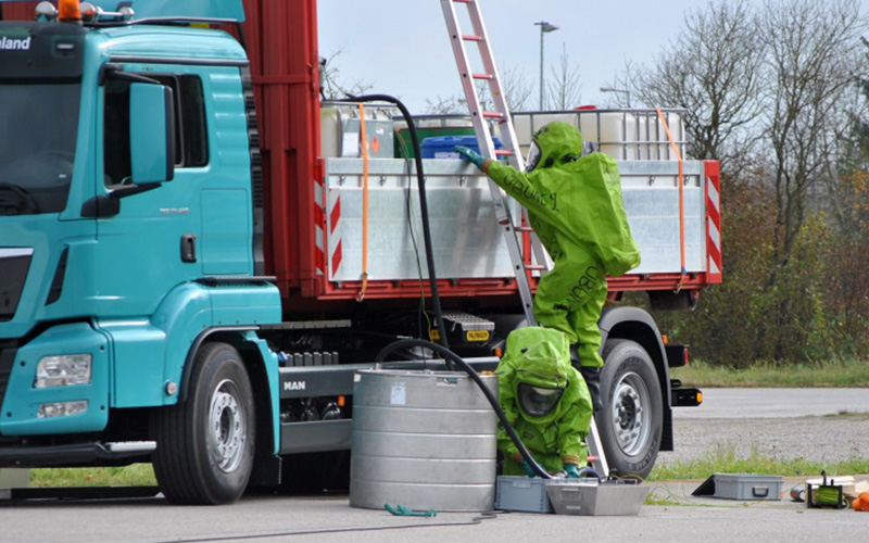 Gefahrgutzug des Landkreises