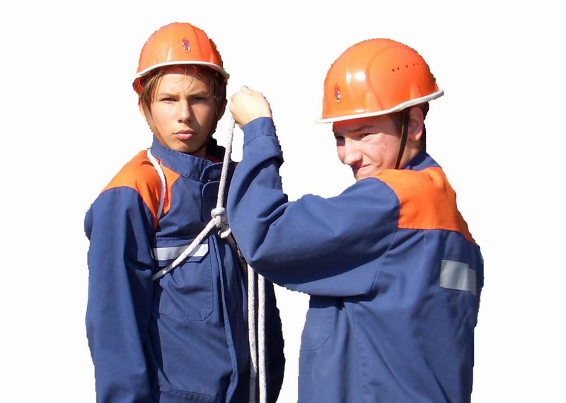 Anlegen eines Brustbundes