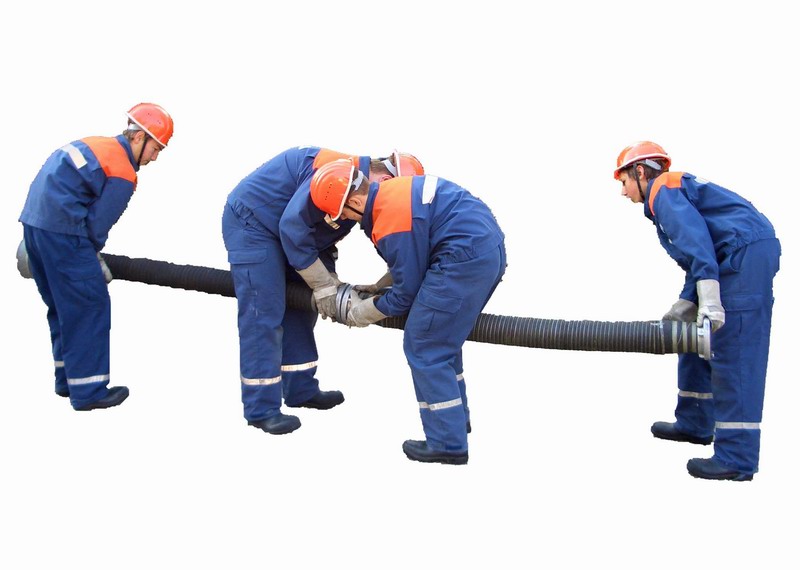 Kuppeln von 2 Saugschläuchen