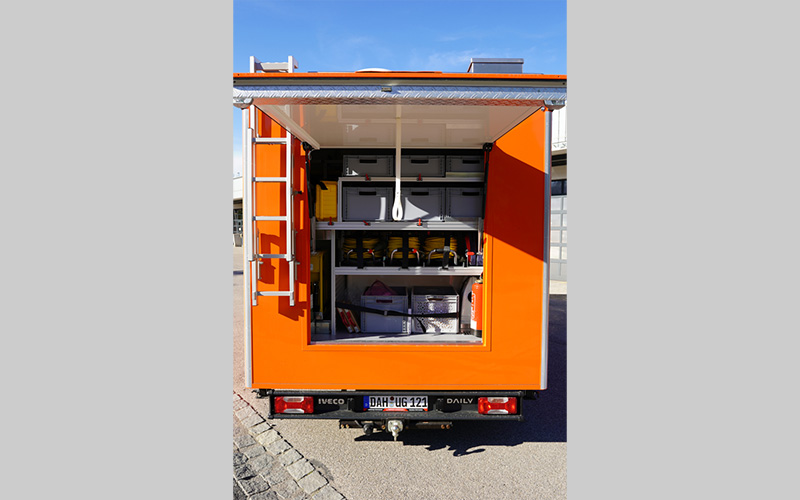  Geräteraum rückwärtig