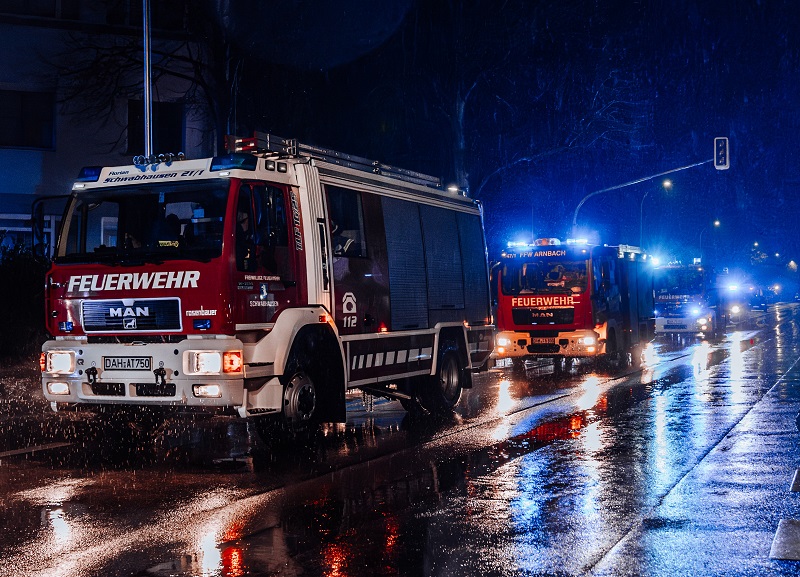  Bereitstellung der Feuerwehrfahrzeuge
