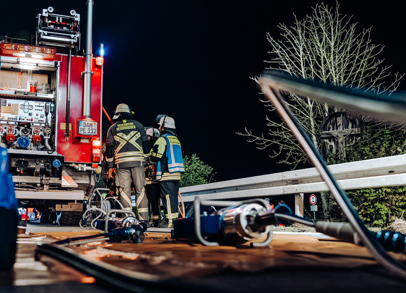 Verkehrsunfall zwischen Asbach und Ramelsbach