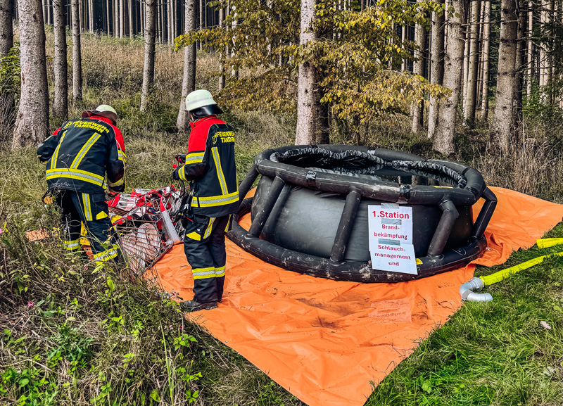 Gemeinsam stark gegen Waldbrände – Feuerwehren im Landkreis Dachau üben den Ernstfall