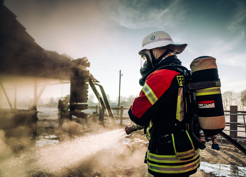 Brand auf einem Landschaftlichen Anwesen im Himmelreich - Eigentümer handeln vorbildlich