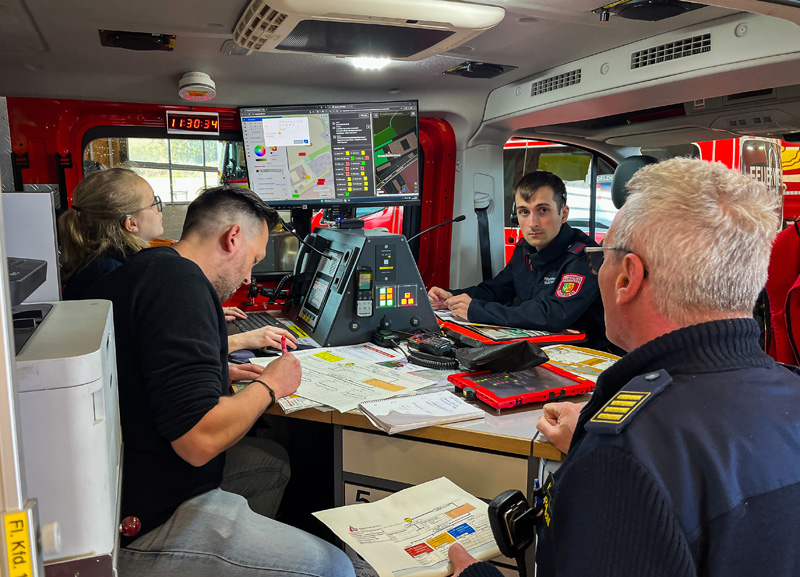 Von der Theorie zur Lagekarte – Führungsunterstützung praxisnah ausgebildet