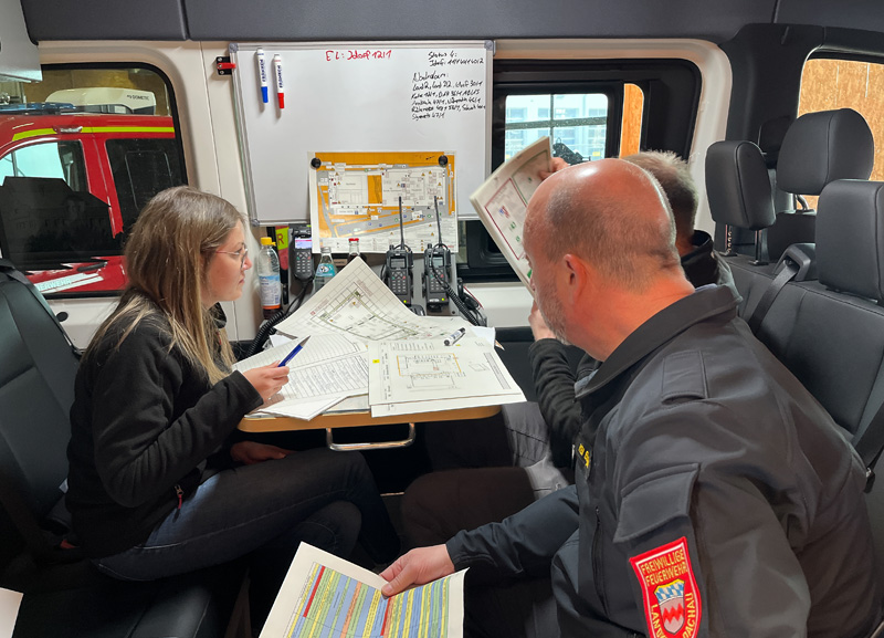 Von der Theorie zur Lagekarte – Führungsunterstützung praxisnah ausgebildet