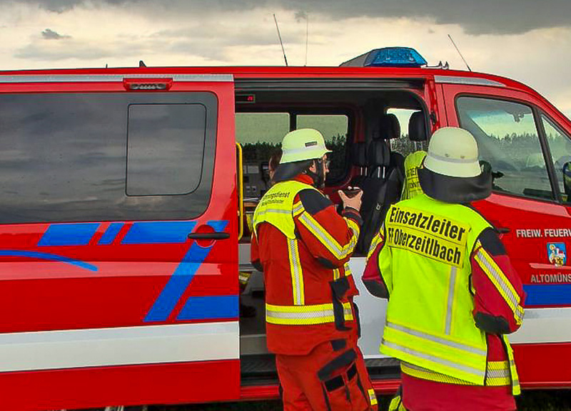 Brand am Ostersonntag bei Röckersberg - Schnelles Eingreifen verhindert größere Ausbreitung