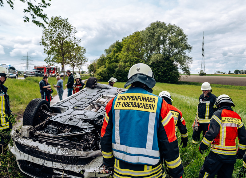Fünf Verletzte bei Verkehrsunfall auf der Staatsstraße 2047