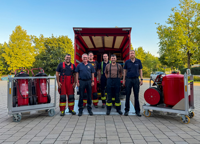 Rollcontainer für Sonderlöschmittel künftig in Pfaffenhofen a.d. Glonn stationiert