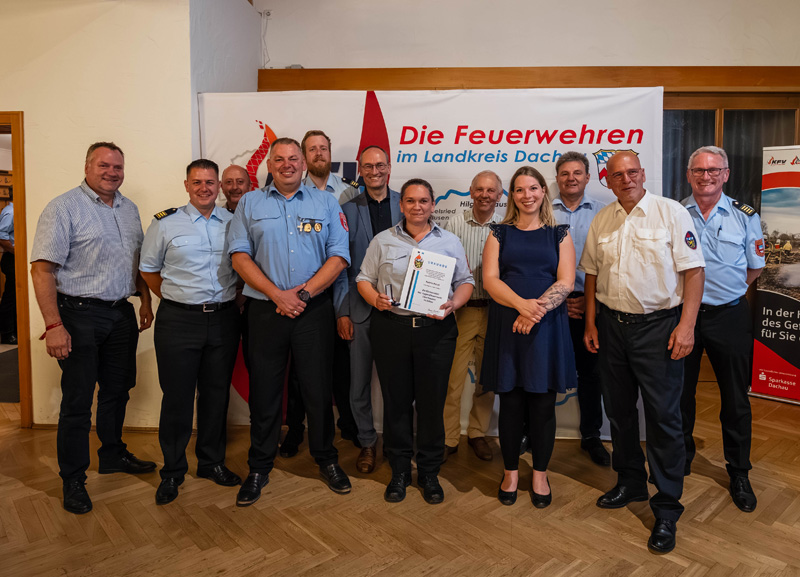 Stephan Feirer - Ehrennadel der Jugendfeuerwehr Oberbayern in Silber