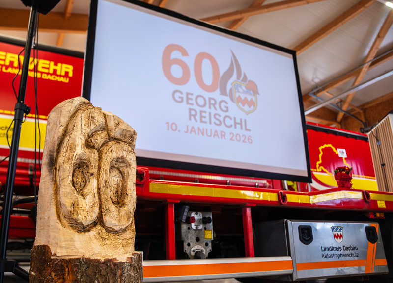 Rund 150 Gäste feiern den 60. Geburtstag von Kreisbrandrat Georg Reischl