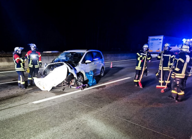 Verkehrsunfall in den Morgenstunden geht glimpflich aus