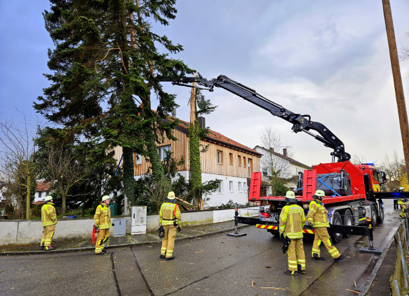Blitzeinschlag in Hebertshausen