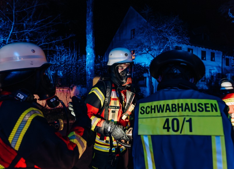 Brand in Pelletheizung verraucht Schwabhausener Wohnhaus