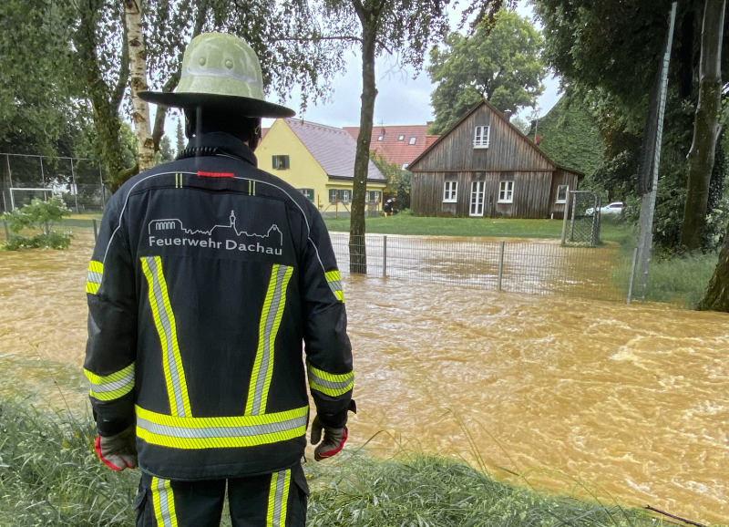 Aktuelle Hochwasserlage im Landkreis Dachau