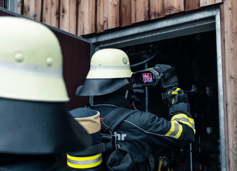 Brand in Maschinenraum einer Biogasanlage