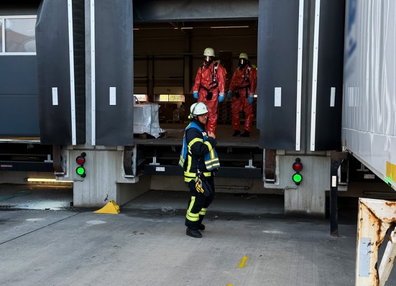 Gefahrstoffaustritt in Odelzhausener Gewerbegebiet