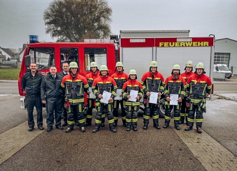 Feuerwehr Hilgertshausen meistert MTA-Abschlussprüfung