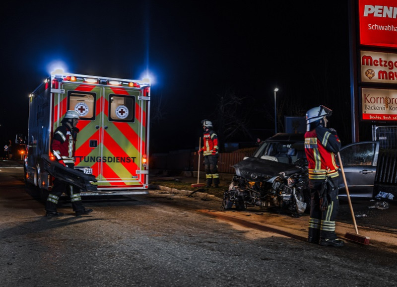 Verkehrsunfall in Schwabhausen
